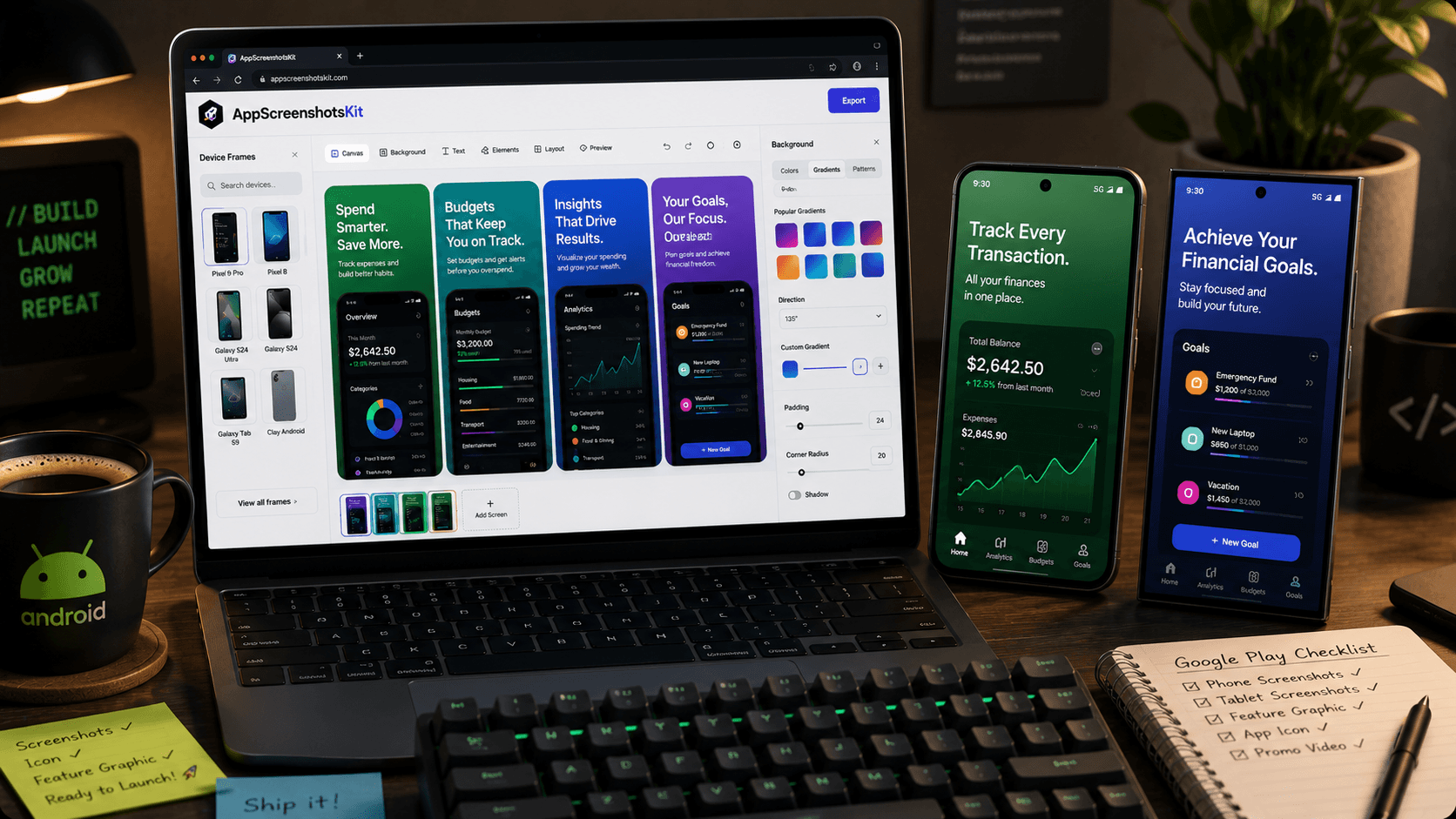Indie Dev Essential: Create Polished Google Play Screenshots Faster with AppScreenshotsKit